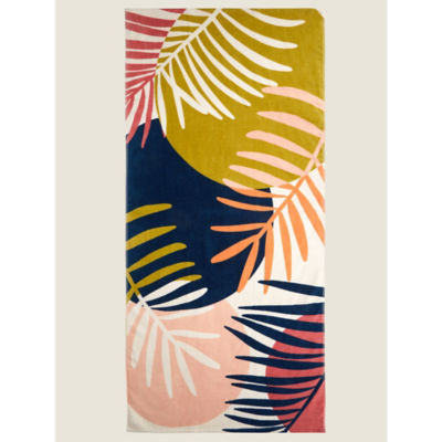 George Home Tropical Leaf Beach Towel