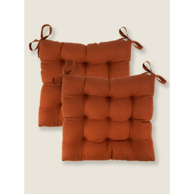 George Home Tan Seat Cushion Pad – Set of 2