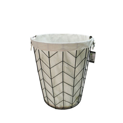 George Home Black Wire Storage Hamper