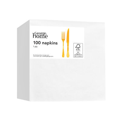 George Home White Value Napkin
