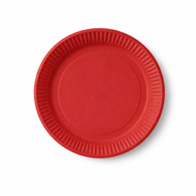 George Home 12 Red Paper Plates