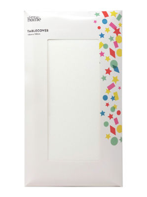 George Home White Tablecover