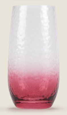 George Home Pink Ombre Hi-Ball Glass