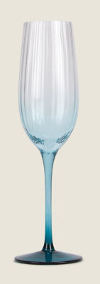 George Home Blue Ombre Champagne Glass