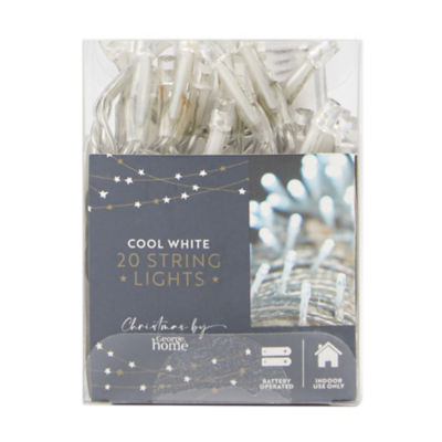 George Home Cool White 20 String Lights