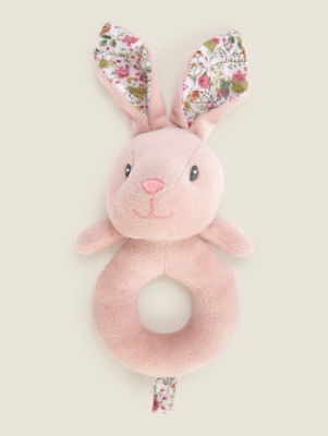 Hapello Pink Bunny Rattle