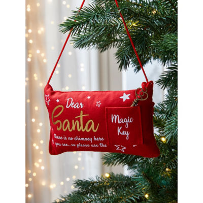 George Home Santa Key Christmas Bauble
