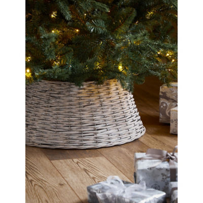 George Home Grey Christmas Tree Skirt