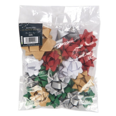 George Home Christmas 25 Paper Bows