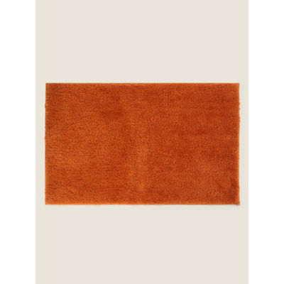 George Home Orange Super Soft Bath Mat