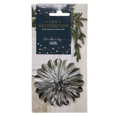 George Home Silver Fan Decoration