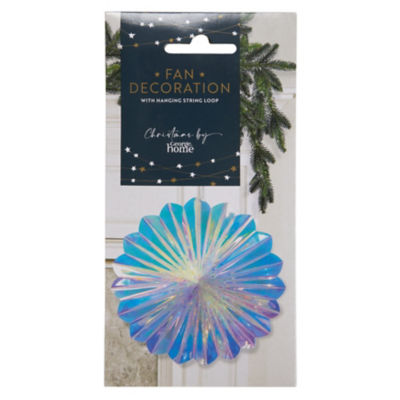 George Home Iridescent Fan Decoration