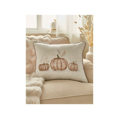 At Home with Stacey Solomon Natural Pretty Pumpkin Cushion