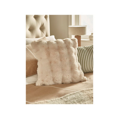 At Home with Stacey Solomon Bobble Faux Fur Cushion