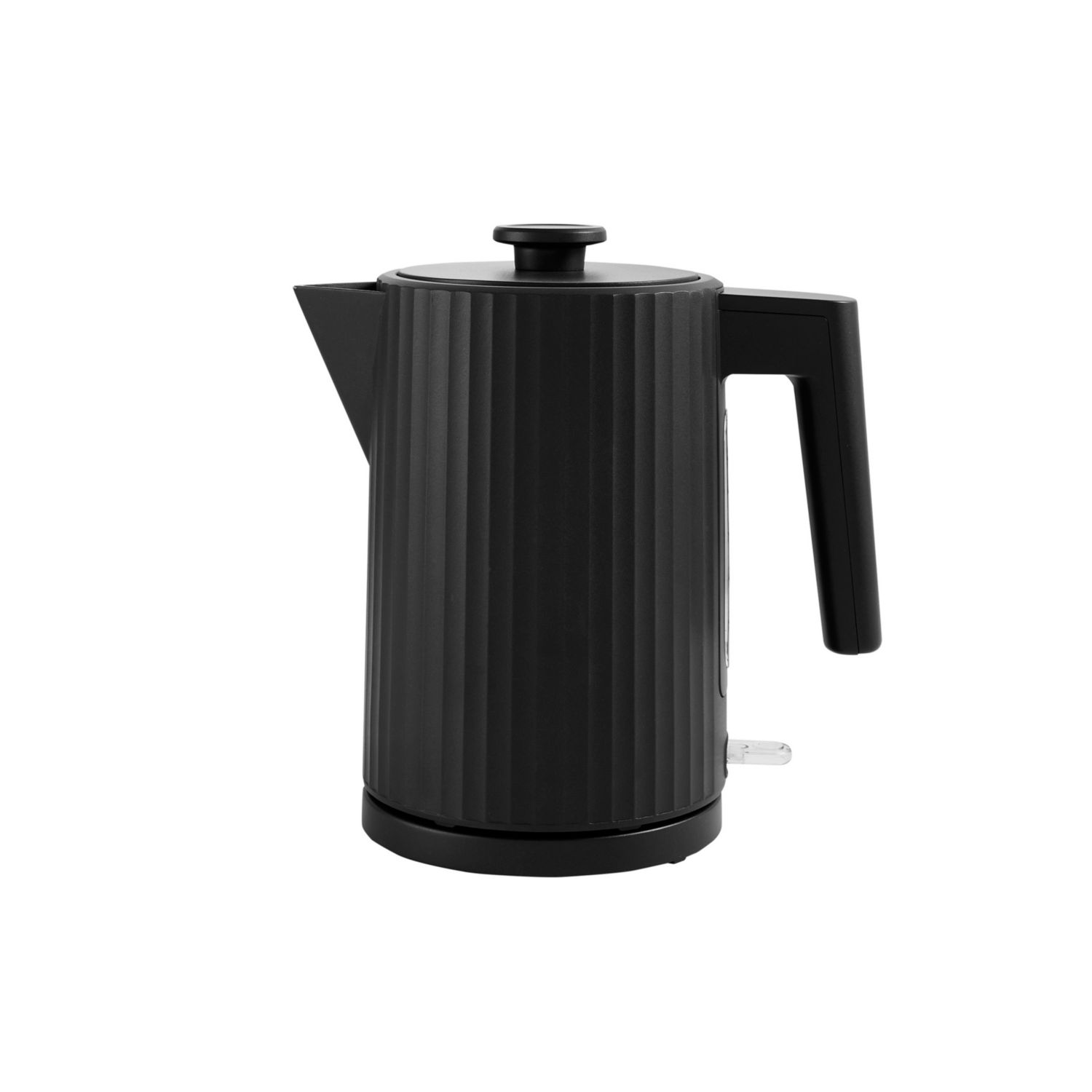 Black Ribbed Fast Boil Kettle 1.7L
