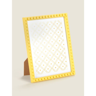 George Home Yellow Injection Beaded Frame 7 x 5 Inch