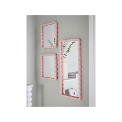 George Home Pink Mirror - Set of 3