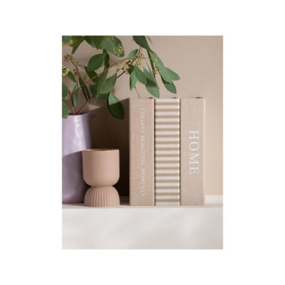 At Home with Stacey Solomon Natural Storage Books - Set of 3