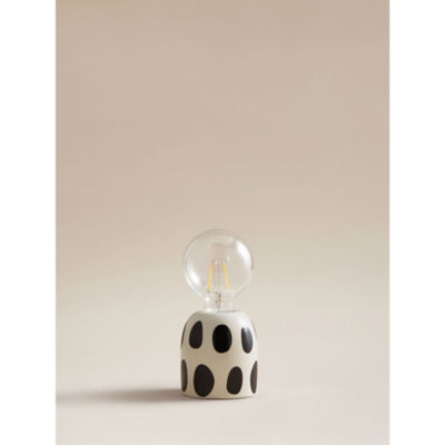 George Home White Spotty Battery Light