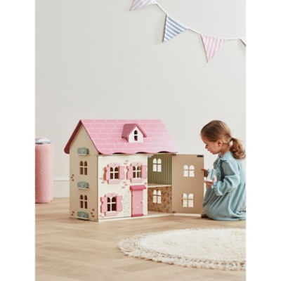 George Home Pink & Purple Dolls House