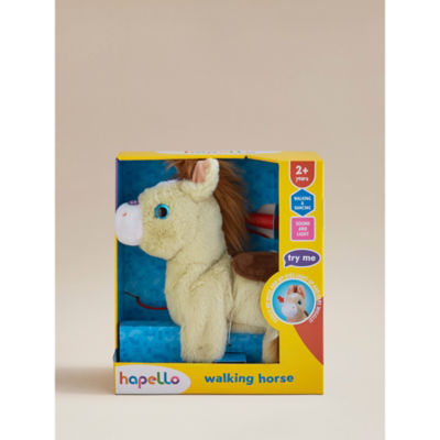 Hapello Light & Sound Beige Walking Horse
