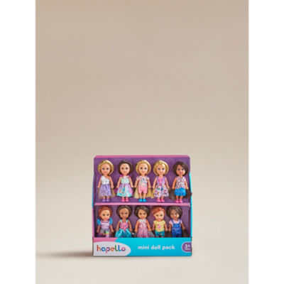 Hapello Mini Doll & Outfits Bundle
