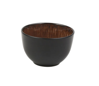 George Home Brown Reactive Glaze Nibble Bowl