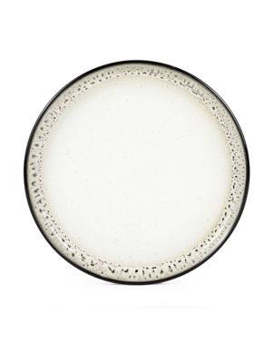 George Home Black Reactive Glaze Dinner Plate