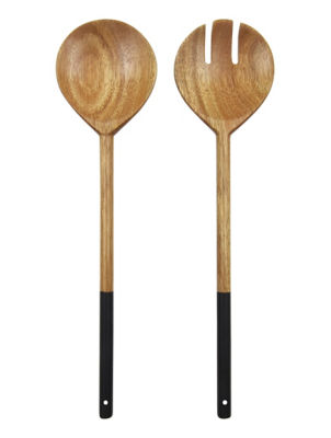 George Home Black Wood Tongs