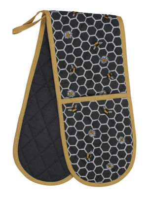 George Home Bee Hexagon Oven Glove 18x90cm