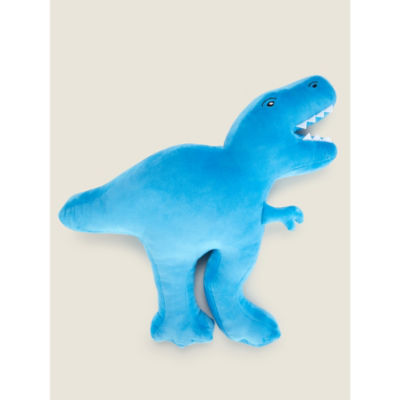 George Home Blue Dino Cushion