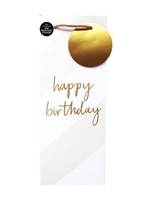 George Milestone Sticker Personalisable Bottle Bag