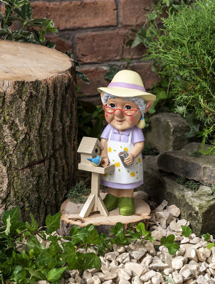 George Home Birdhouse Gnome 11x12.7x23.5cm