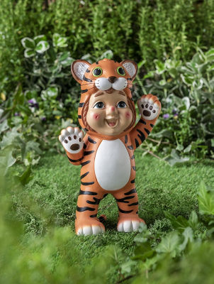 George Home Tiger Gnome 14x8x23cm