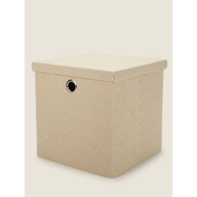George Home Natural Foldable Storage Cube