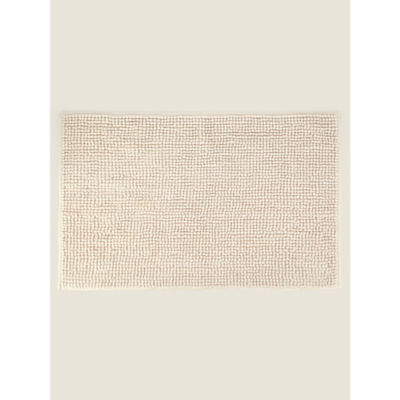 George Home Solid Chenille Bath Mat - Stone