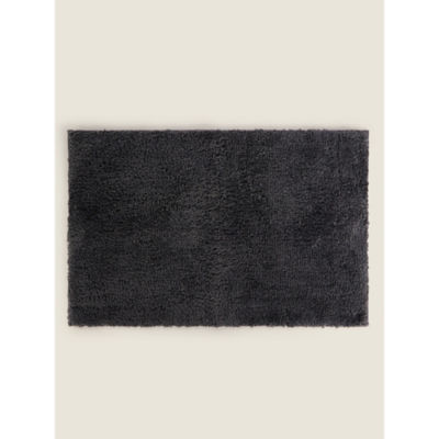 George Home Dark Grey Super Soft Cotton Bath Mat