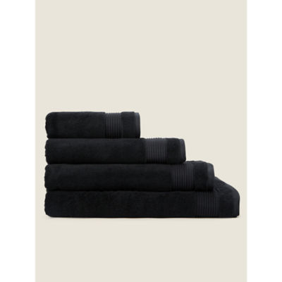 George Home Black Egyptian Cotton Bath Towel