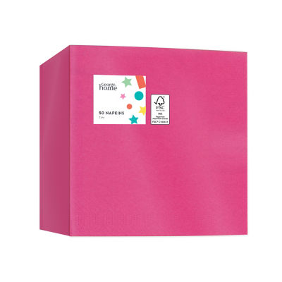 George Home Cerise 2-Ply Paper Napkins