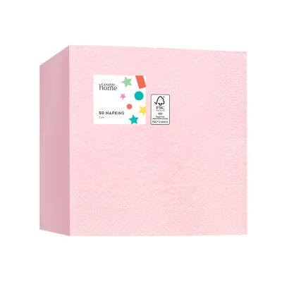 George Home Baby Pink 2-Ply Paper Napkins