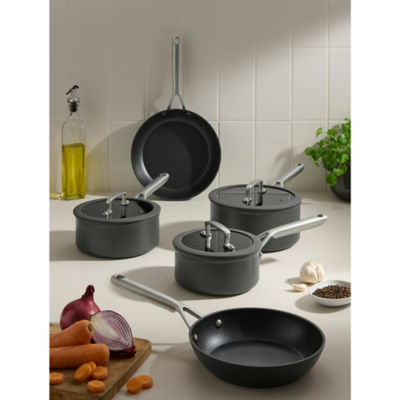 Gino D'Acampo Black Pro Pan - Set of 5