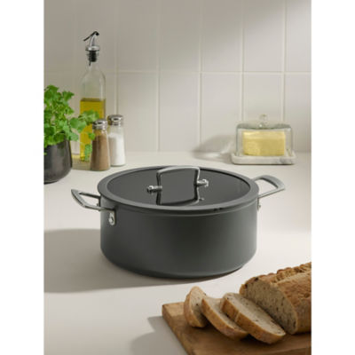 Gino D'Acampo Black Pro Stock Pot - 26cm