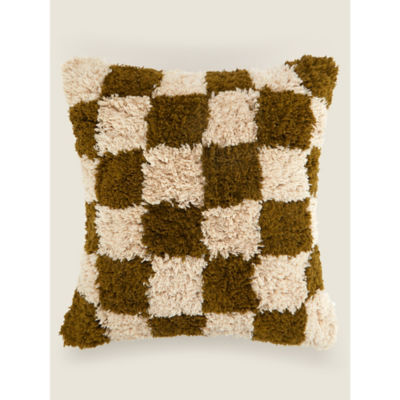 ASDA Tufted Checkerboard Cushion