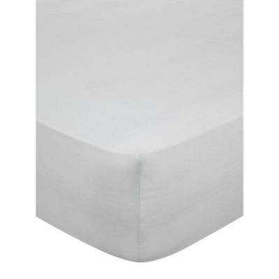 George Home Light Grey Deep Fitted Sheet - King