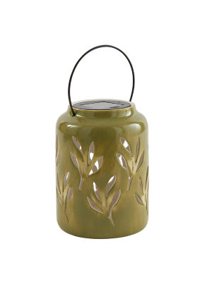 George Home Solar Leaf Lantern 13.1x13.1x18.3cm