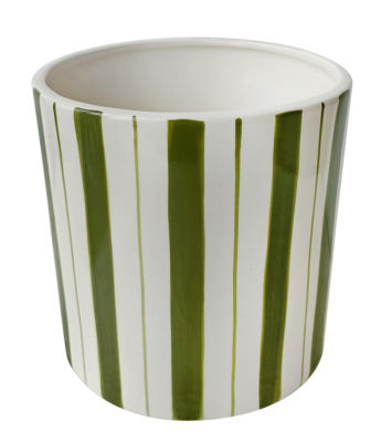 George Sage Striped Planter 13.8x13.6cm