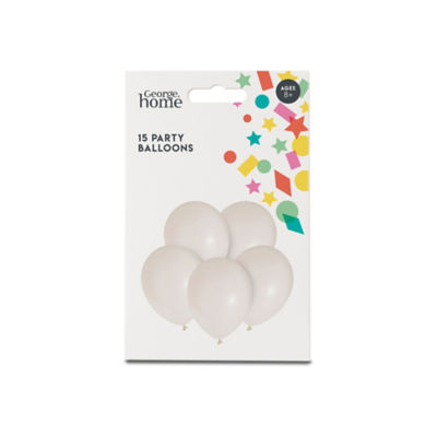 George Home White Party Balloons