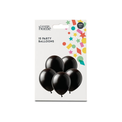 George Home Black Party Balloons