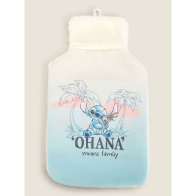 George Home Stitch Light Blue Hot Water Bottle