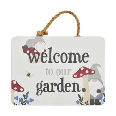 George Home Gonk Hanging Garden Sign 20x15cm